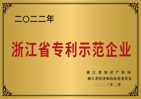 2022浙江省专利示范企业---DKEQ--bol-ocenený-patent-demonstračný podnik provincie Zhengjiang